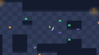 Deep Dungeon — RPG 웹게임 화면