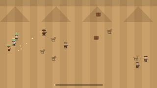 Outlaw Frontier — Tower Defense browser game screenshot