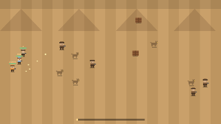 Outlaw Frontier — 디펜스 웹게임 화면