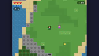 Overworld — RPG 웹게임 화면