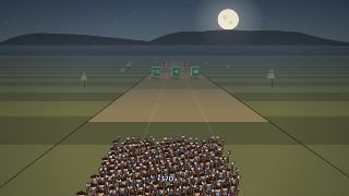좀비 레인 — 아케이드 웹게임 화면